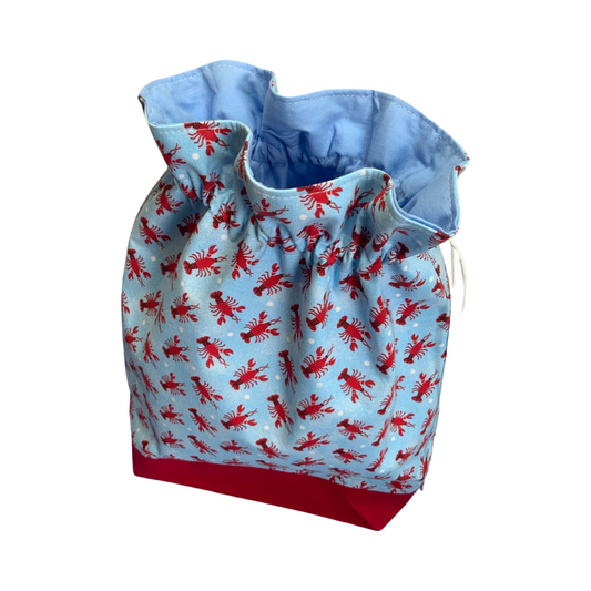 Ditty Bag Lobster Print Bag, Pouch