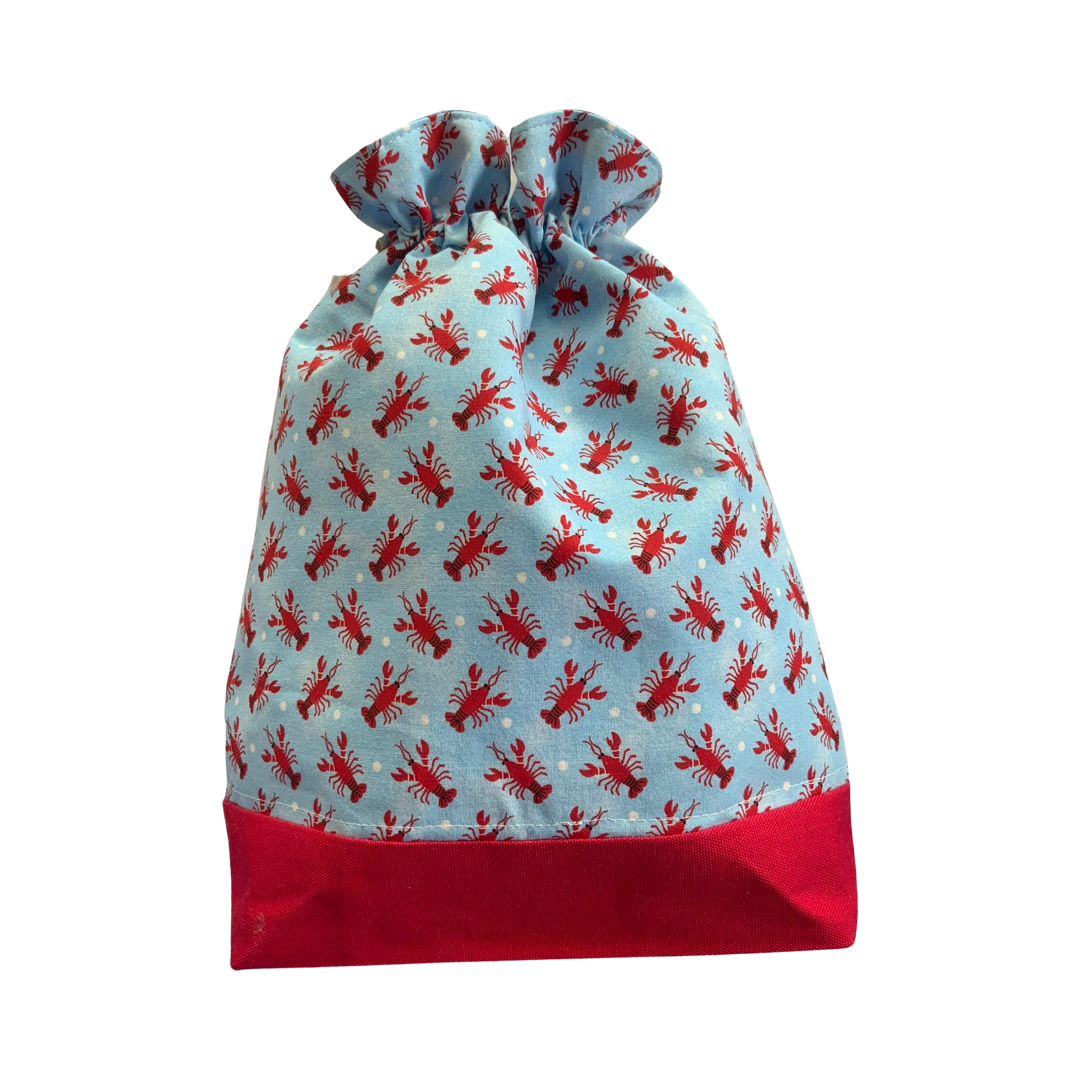 Ditty Bag Lobster Print Bag, Pouch