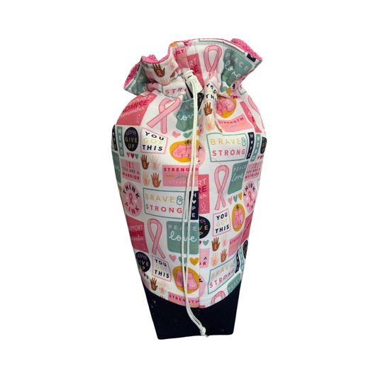 Ditty Bag, Cancer Awareness Print,