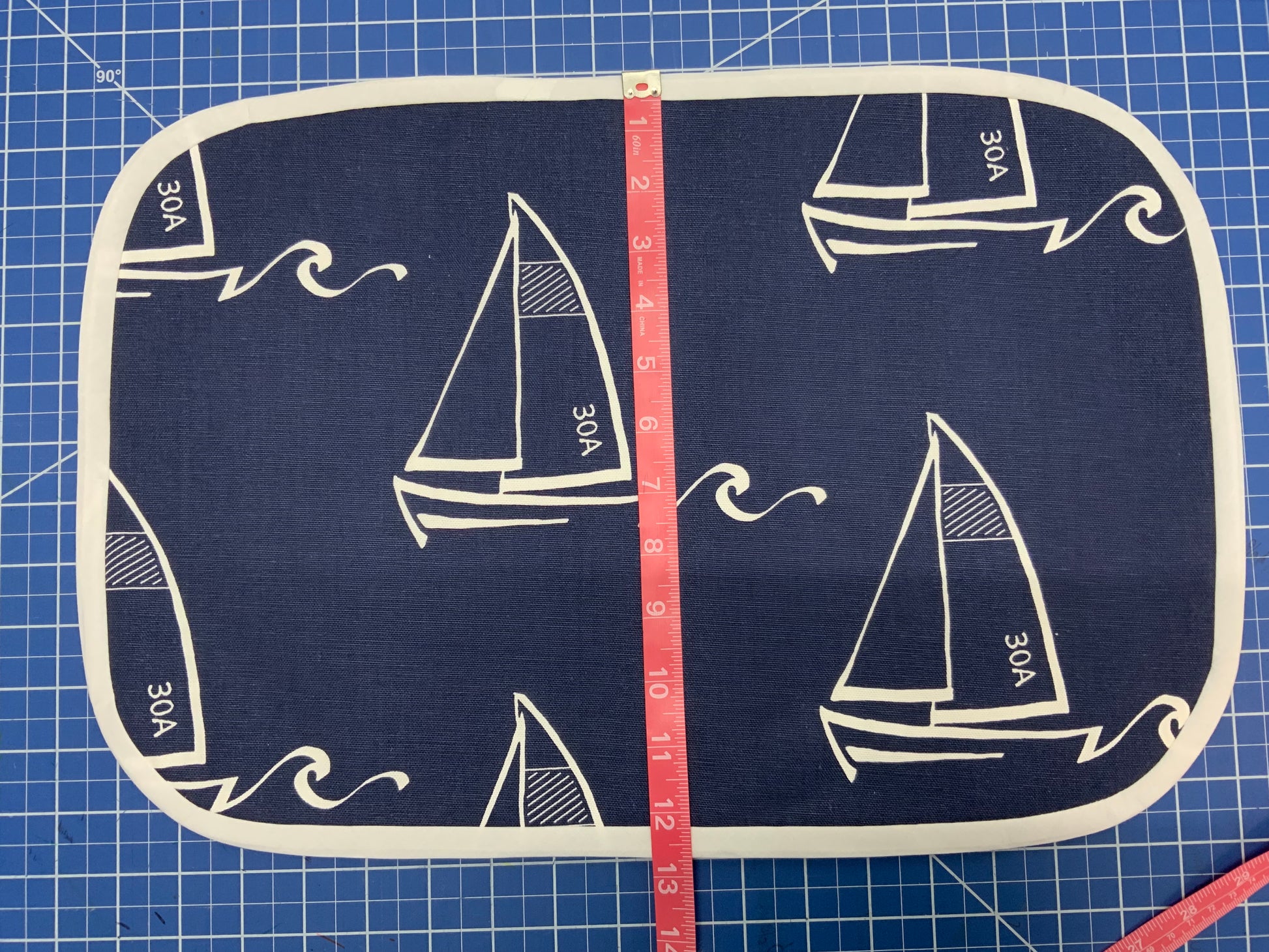 Nautical themes Placemats, Sailing Placemats, – Seaside Stitching